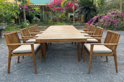Обеденная группа из акации MONA XL