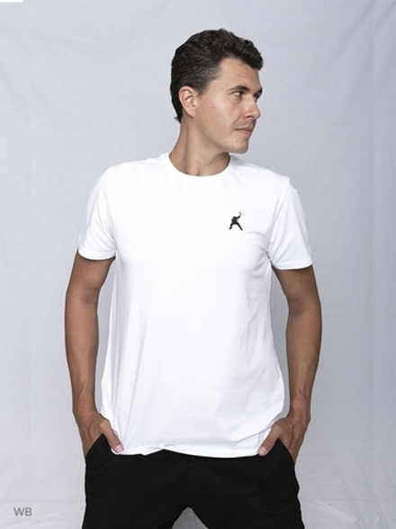 Мужская футболка белая "хоккей"