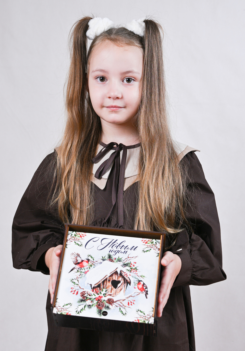 Сладкий новогодний подарок "Уютный домик" 850гр