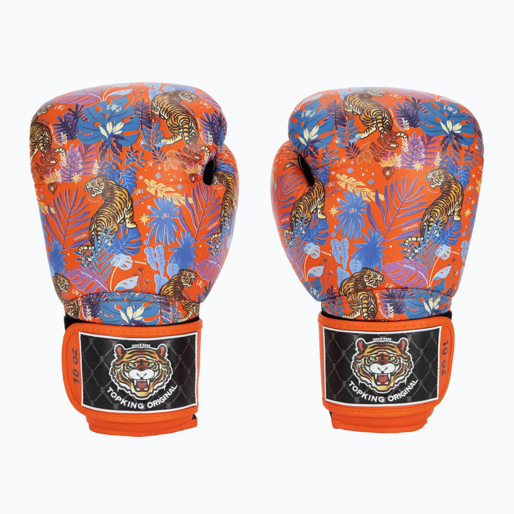 Боксёрские перчатки Top King Boxing Wild Tiger black/orange