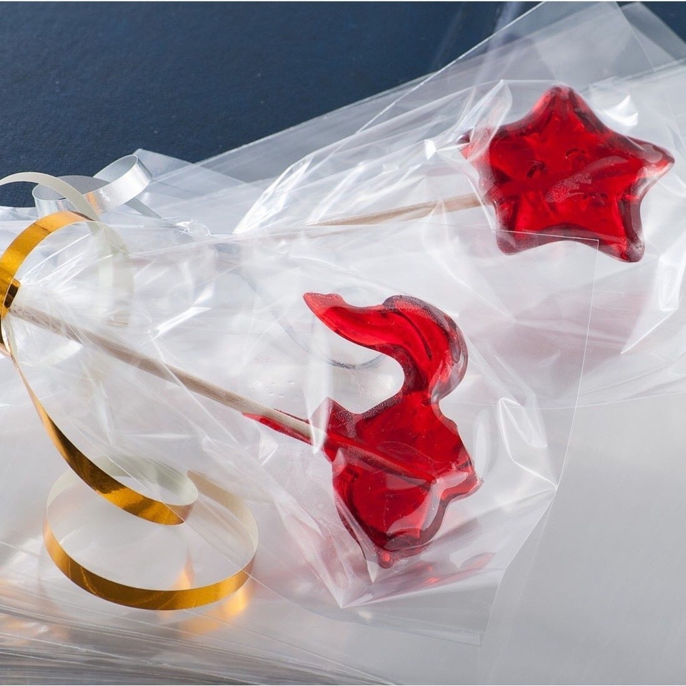 Набор пакетиков для леденцов,пряников, безе 10см*15 см 10 шт