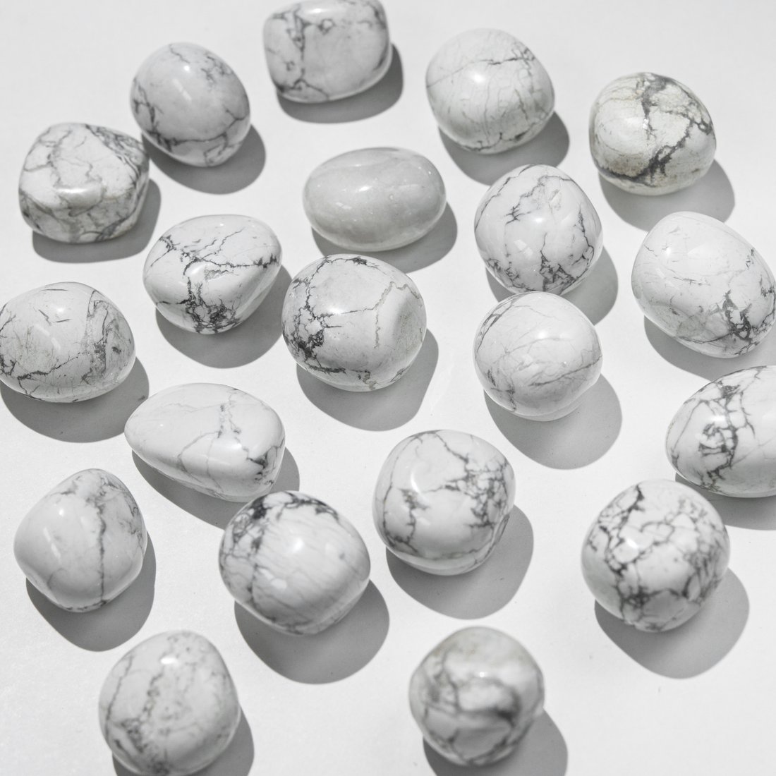 Камни натурального магнезита, 25,5-34мм