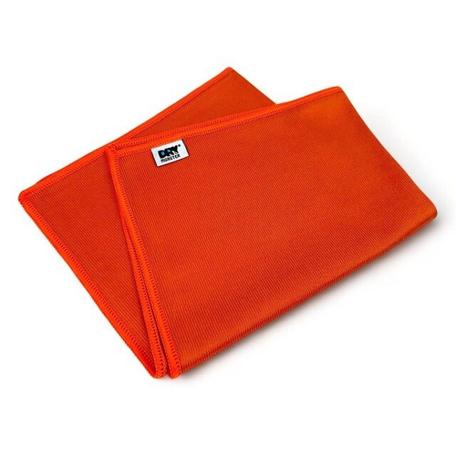 (Dry Monster) ПОЛОТЕНЦЕ "Glass Crystal "35 * 40 см для стекол "микро петля", 320г. оранжевая