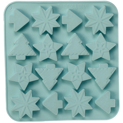 Форма силиконовая «Новогодняя ночь» 17*16*1см