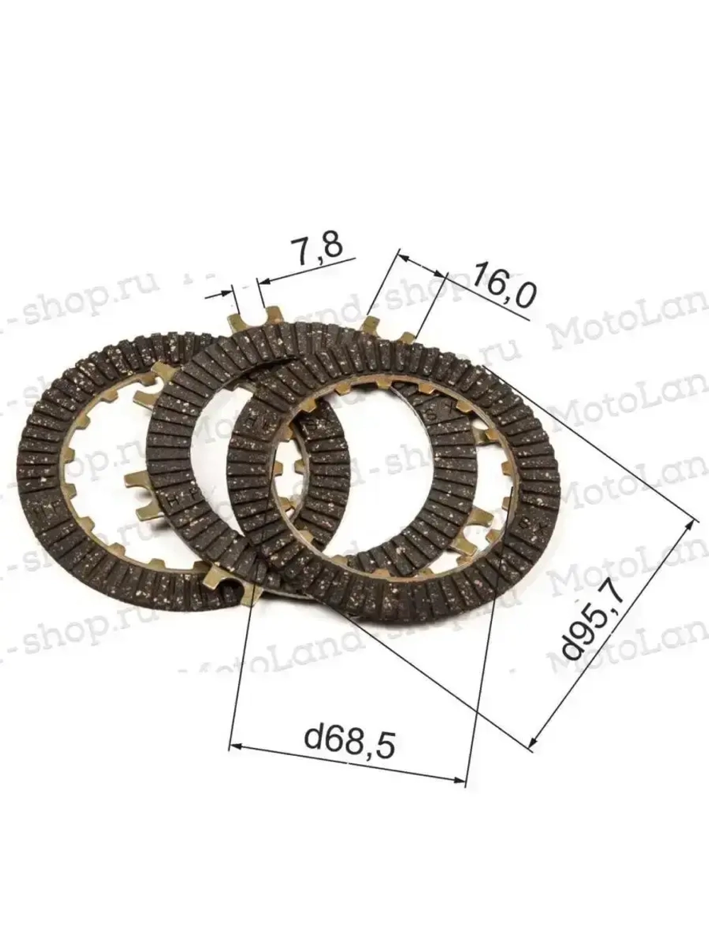 Диски сцепления 50-110см3 для питбайка полуавтомат
