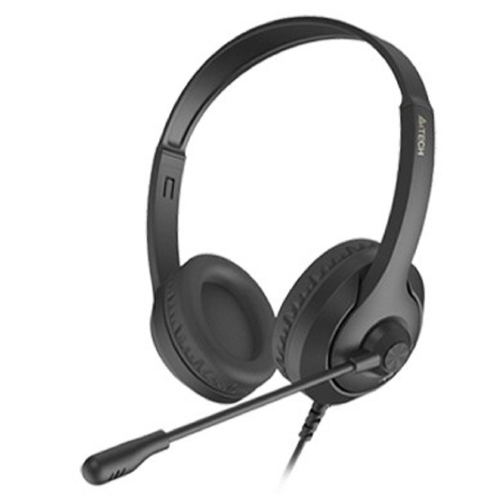 Гарнитура A4Tech Fstyler FH100 черный 2м накладные (FH100 (STONE BLACK))