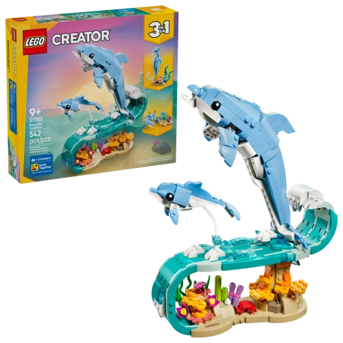 Конструктор LEGO Creator 3in1 31385 Sea Animals: Beautiful Dolphins