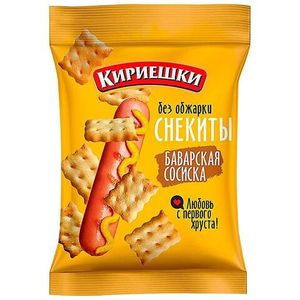 Кириешки KDV Снекиты баварская сосиска 60 гр/шт