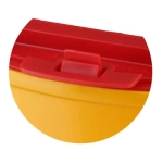 Контейнер для утилизации игл и острого инструмента КМ-Проект класс Б 0,25 л, высота 115 мм желтый одноразовый