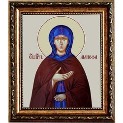 Манефа Гомельская Преподобная. Икона на холсте.
