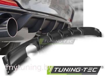 Диффузор бампера заднего для BMW 3 F30 / F31 (11-...) под 1 одинарную трубу M-Performance Look