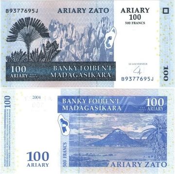 100 ариари 2004 Мадагаскар