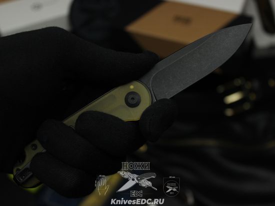 Нож складной CIVIVI Elementum C907A-5 сталь клинка D2, рукоять Ultem