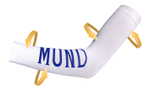 нарукавники MUND, 341 Manguitos Compression, цвет белый (one size)