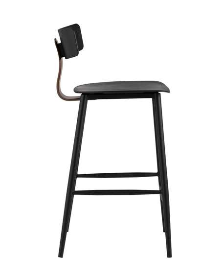Полубарный стул Ant черный