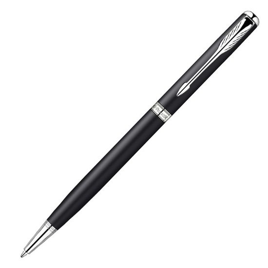 Шариковая ручка Parker Sonnet Slim K429, цвет: MattBlack CT, стержень: Mblack, S0818170