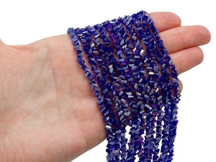 Нить бусин для украшений 4мм (ювелирное стекло)