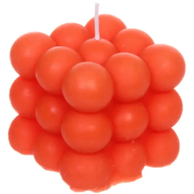 Свеча «Bubble cube» 7 см, Персик