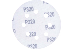 Шлифлист круглый самосцепляющийся 5 шт, 125 мм, Р320 Gepard GP5001-320