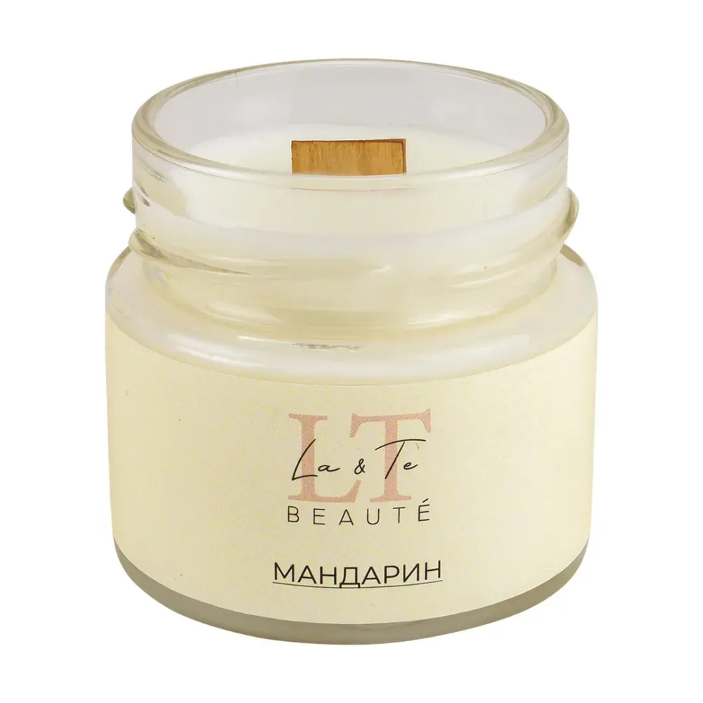 Свеча ароматическая 100 мл Мандарин La and Te beaute LT-0042