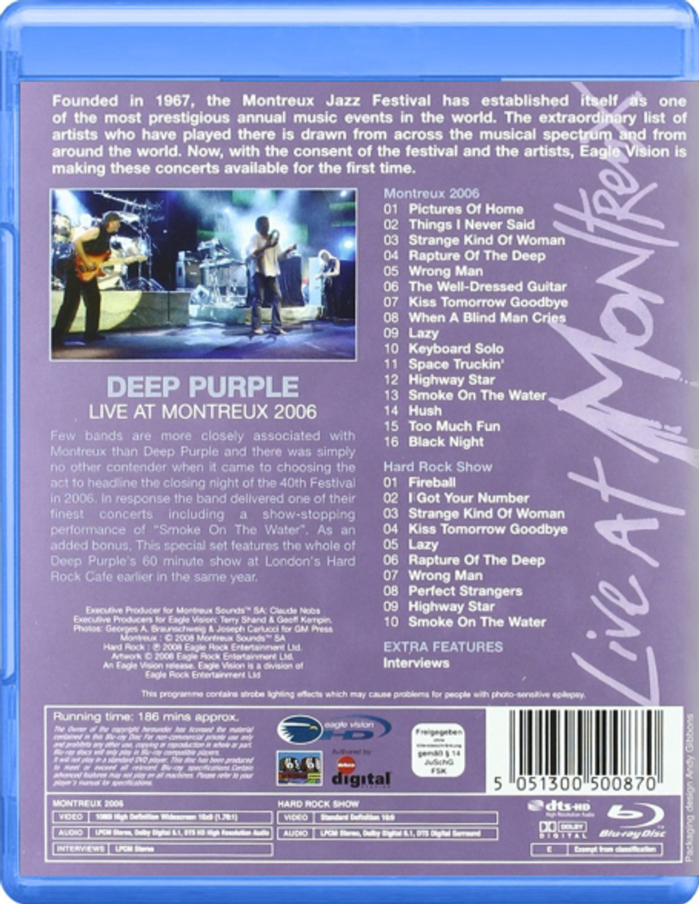 Deep Purple / Live At Montreux 2006 (Blu-ray)