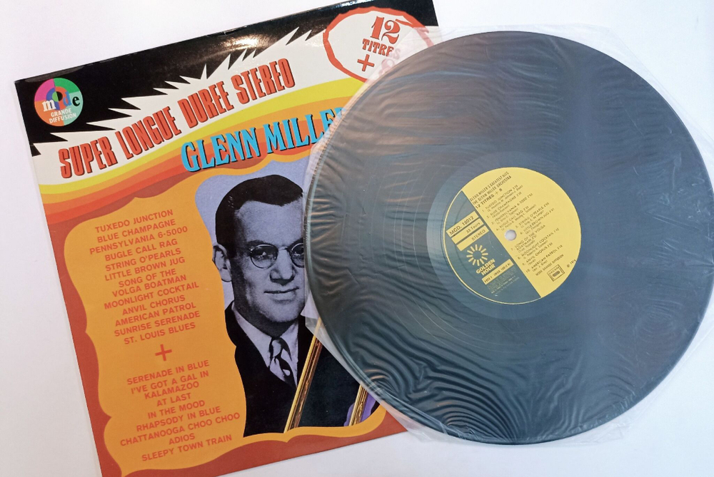 Винтажная виниловая пластинка LP Glenn Miller Glenn Millers Greatest Hits (France 1974)