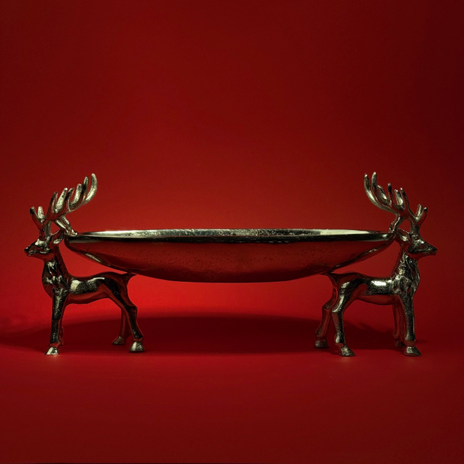 Блюдо декоративное Silver deer