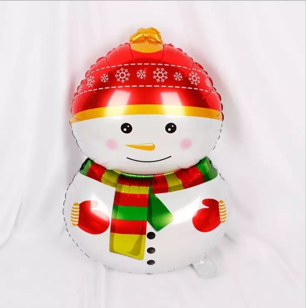 Шар (32"/81 см) Фигура, Счастливый снеговик