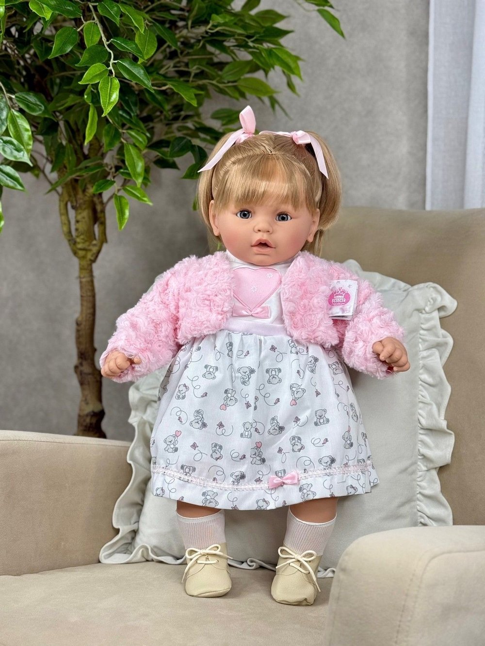 Кукла Berbesa мягконабивная 62см Dulzona (8053S)