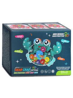 Игрушка Краб на батарейках со звуком и световыми эффектами (696-48)