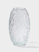 Ваза «Гунвор», 23.5×12 см, стекло, прозрачная