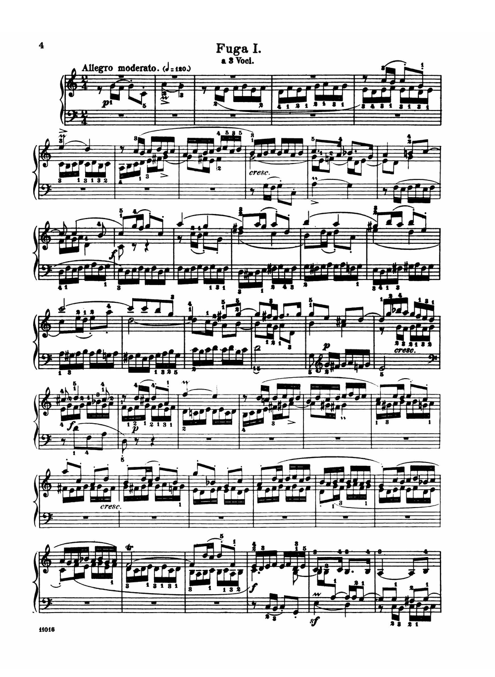 The well-tempered clavichord. Forty-eight preludes and fugues in two volumes | Johann Sebastian Bach; Carl Czerni