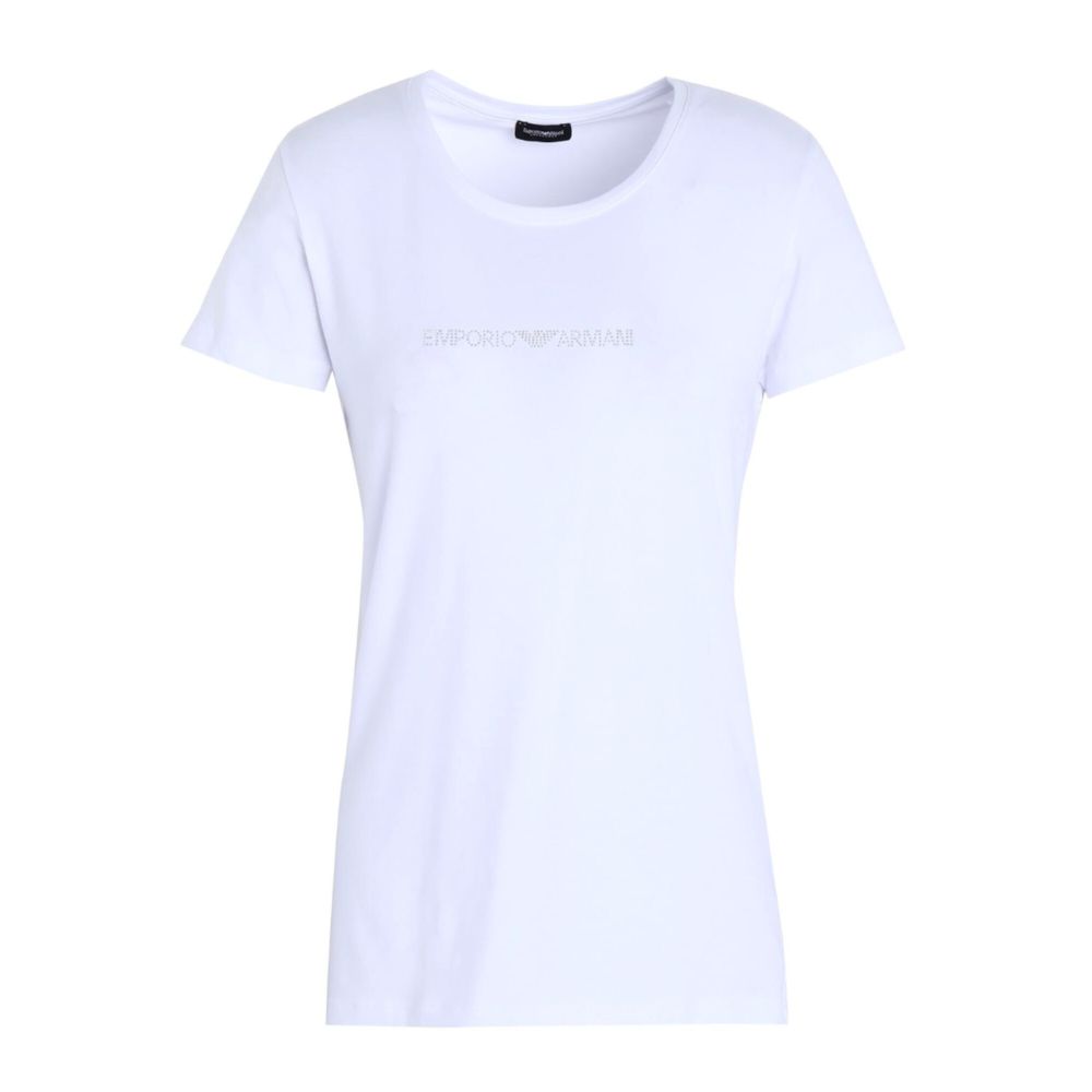 Женская футболка белая Emporio Armani 163139_CC318 00010
