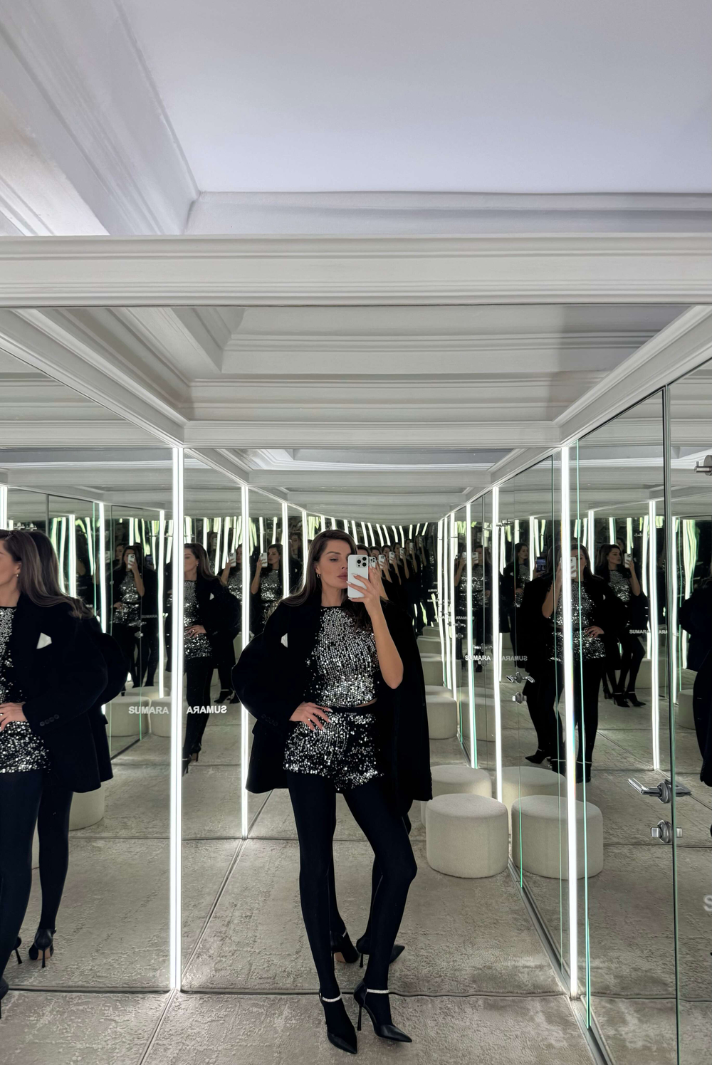 Шорты из пайеток