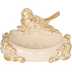 Мыльница Птичка Терра Айвори