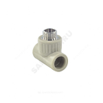 Тройник PP-R комбинированный серый Дн 25х1/2" НР VALFEX 10128125Г