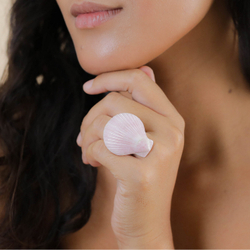 Кольцо Nature Bijoux, Spiaggia Rosa, разъемное, с морской ракушкой, NB26.1-19-25956 (розовый)