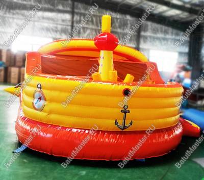 Коммерческий надувной батут "Мини корабль"