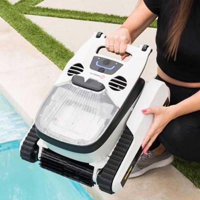 Умный робот-пылесос «Shark» для очистки дна и стен бассейна до 200 м²