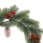 Венок хвойный новогодний «Хвойный аромат» 50 см, резина (SQ3001-50)