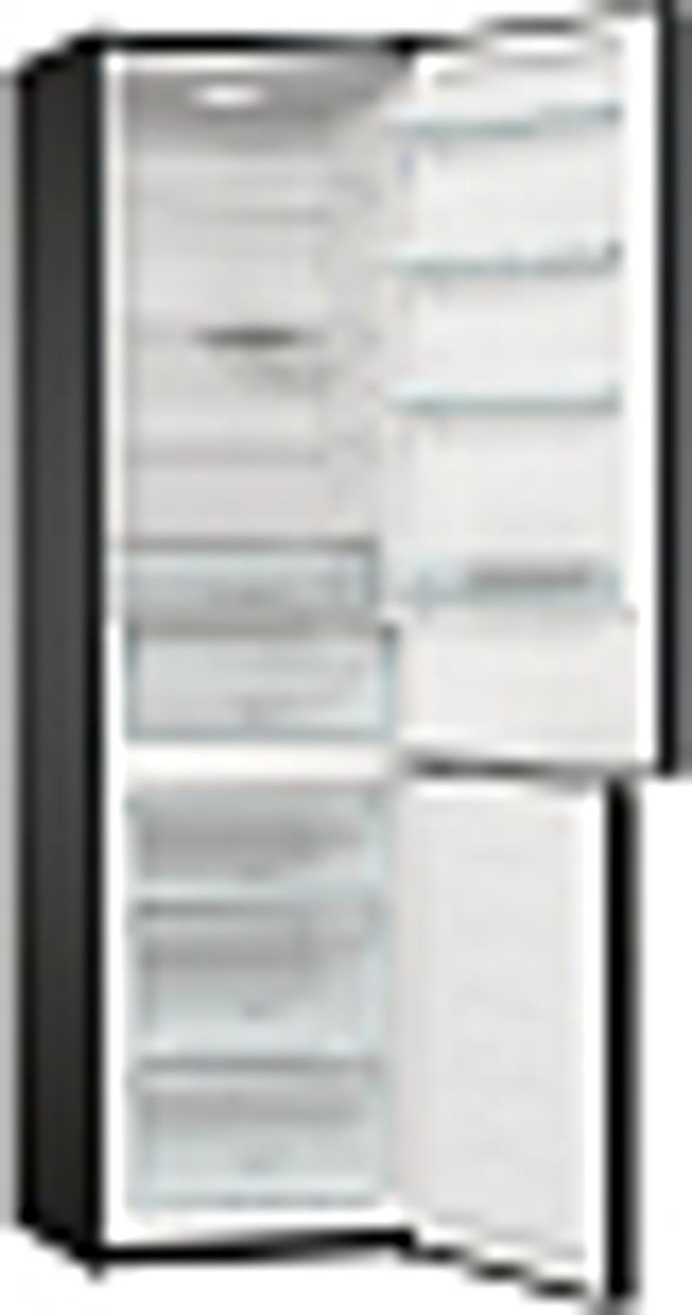 Отдельностоящий двухкамерный холодильник Gorenje RK6201SYBK