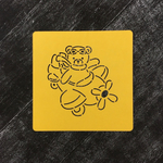 Медвежонок в самолете №3