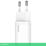 Сетевое зарядное устройство Baseus Super Si 20W EU White (CCSUP-B02)