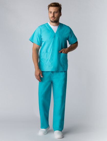 Костюм хирурга универсальный тк.ТиСи (бирюзовый)