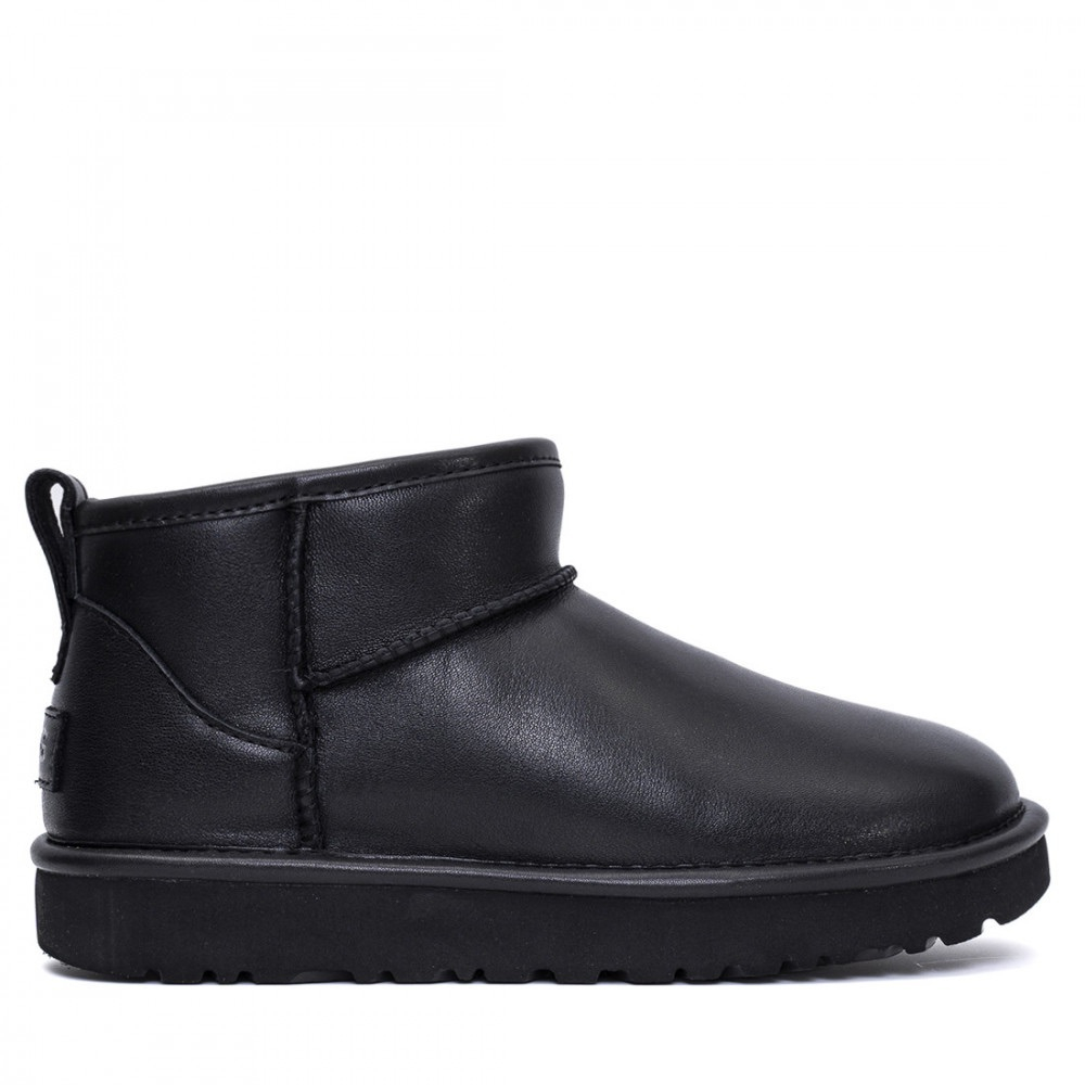 UGG Classic Ultra Mini Leather Black