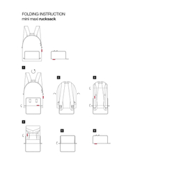Рюкзак складной mini maxi glencheck red