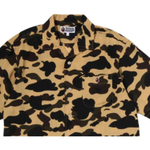 A Bathing Ape Bathing Ape 1st Camo Shirts Camouflage Pattern Moderate Polyester Summer 0zxsrm007321q желтый