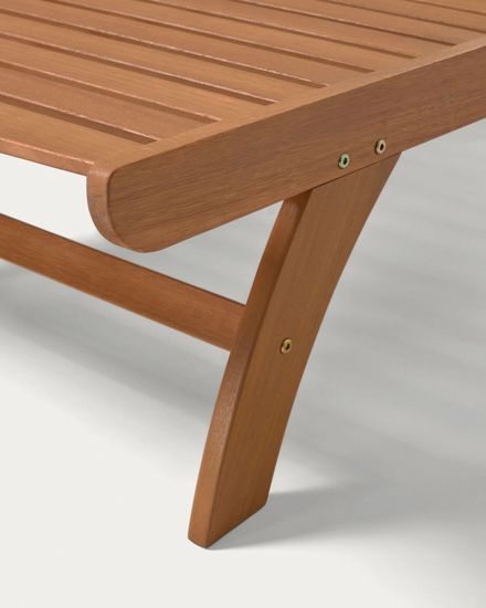 Шезлонг Beila из массива эвкалипта Испания La Forma