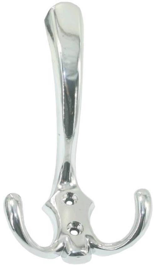 Крючок-вешалка Кунгур № 9   ХРОМ  глянец