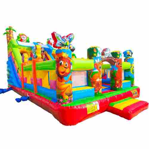 Коммерческий надувной батут «Звериная команда 2», 9х5х5 м